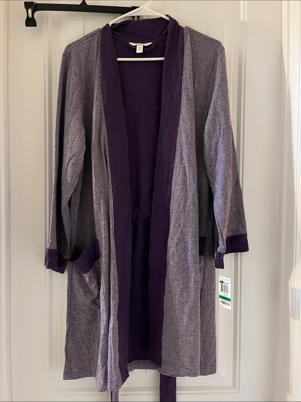 Charter Club Women’s Purple Long Robe